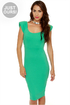 Space Race Midi Mint Green Dress